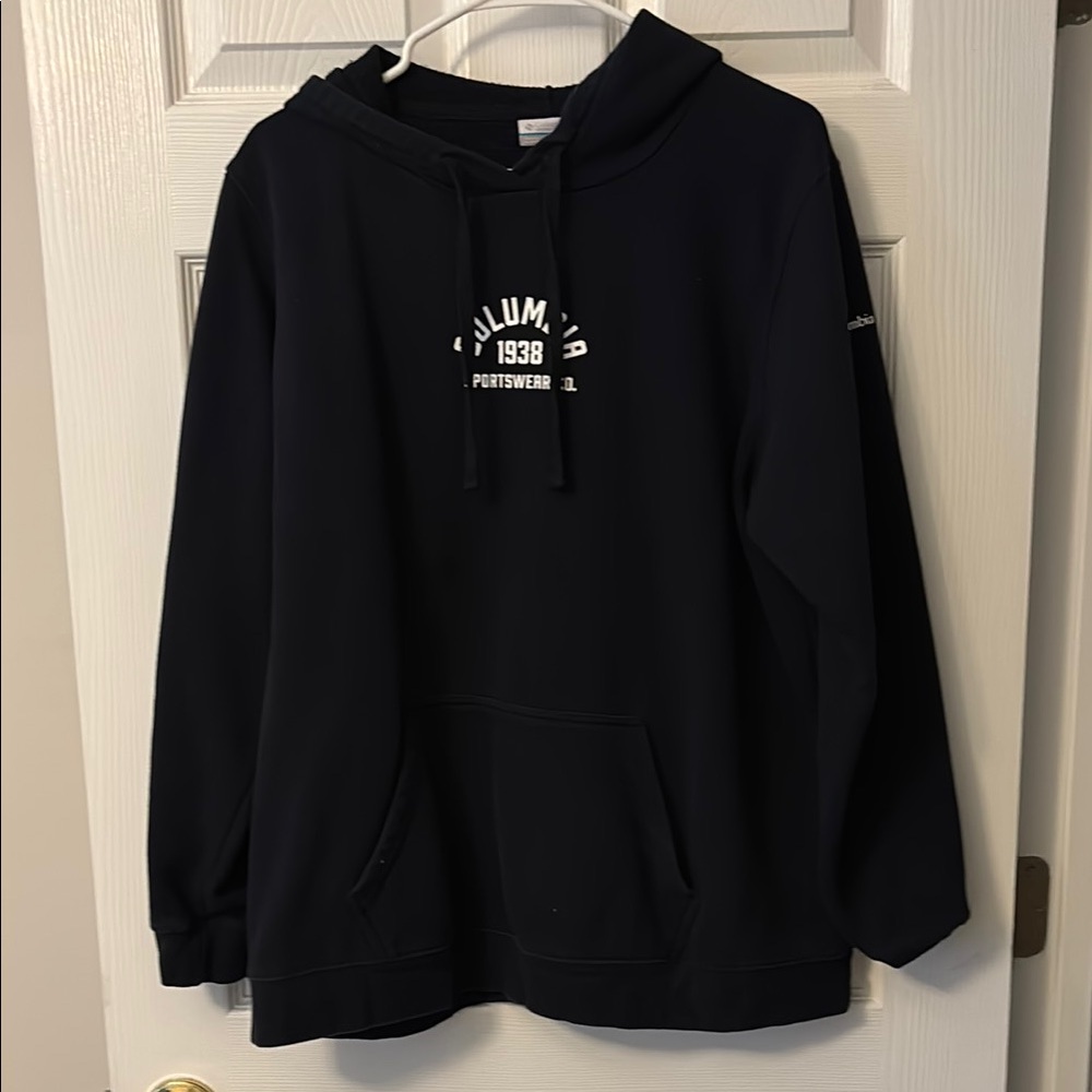 Columbia Black Hoodie 1X